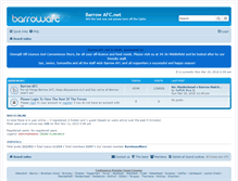 Tablet Screenshot of barrowafc.net
